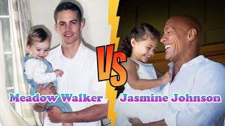 Meadow Walker Vs Jasmine Johnson Dwayne Johnsons Daughter Transformation  From 0 To Now