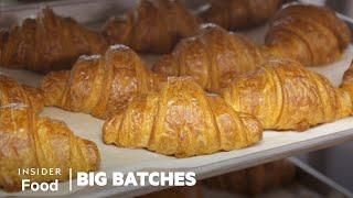 How 21000 Croissants Are Made In A Legendary New York Bakery Every Week  Big Batches