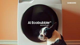 Samsung AI Ecobubble™ Washing Machine Simple. Gentle. Intelligent Wash.