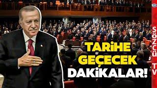 Mecliste Tarihi Anlar Özgür Özel ve CHP Grubu Erdoğanı Ayakta Karşıladı Unutulmayacak Dakikalar