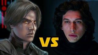 Kylo Ren vs Darth Caedus Star Wars Canon vs Legends