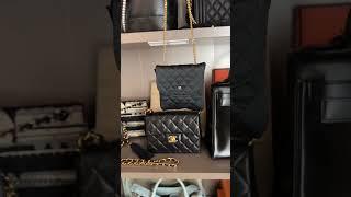 My Black Vintage Handbag Collection  Vintage Chanel  Vintage Hermes Kelly 28  Bottega Veneta