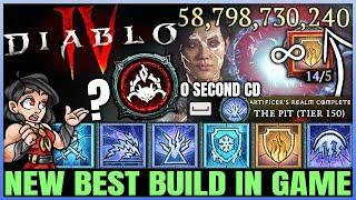 Diablo 4 - New Best BILLION DAMAGE IMMORTAL Teleport Sorcerer Build - OP Combo - Skills Gear Guide