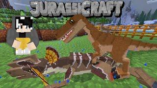 Minecraft JurassiCraft #7 - Ich KAUFE ein CAMP  & der SCHNELLSTE VELOCIRAPTOR