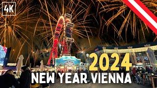 Silvester Wien 2024  Vienna New Year 2024 celebration Fireworks 2024