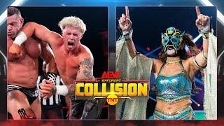 EXCLUSIVE Hear from Thunder Rosa & Kyle Fletcher after their AEW Collision Matches  8324