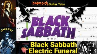 Electric Funeral - Black Sabbath - Guitar + Bass TABS Lesson