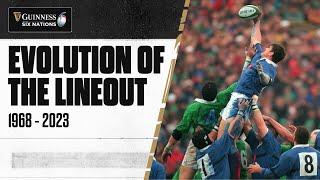 EVOLUTION OF THE LINEOUT   1967 - 2023