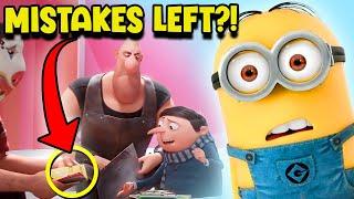 Did you notice these MISTAKES in Minions The Rise of Gru? #shorts