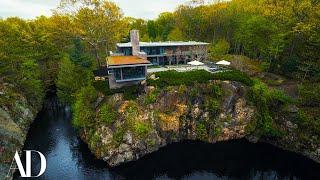 Inside A Mansion Built On The Edge Of An Abandoned Quarry  Unique Spaces  Architectural Digest