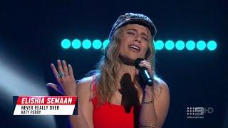 Elishia Semaan - Never Really Over  The Voice Australia 9 2020  Blind Auditions