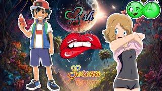 Ash kiss Serena pokegirls kisses#pokemon #mode #comment