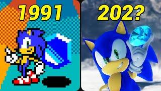 Evolution of Sonic getting the chaos emerald 1991-2023