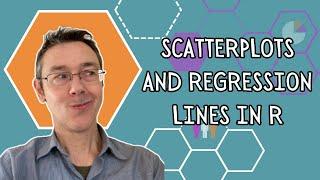 Scatterplots and regression lines in R