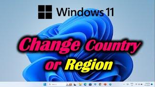 How to Change Region in Windows 11