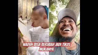 kok bisa ya lem tikus nempel ke mukanya#video #lucu #viral #shortvideo