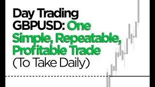 Day Trading GBPUSD One Simple Repeatable Profitable Trade To Take Daily In 2022