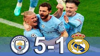 Man City 51 Real Madrid U.C.L►2023Extended Goals & Highlights FHD