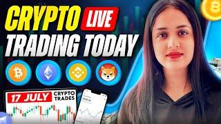 17 July Crypto live trading bitcoin live trading #deltaexchange #btc #cryptolivetrading #trading