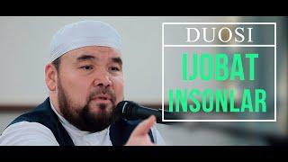 Duosi ijobat boladigan insonlar