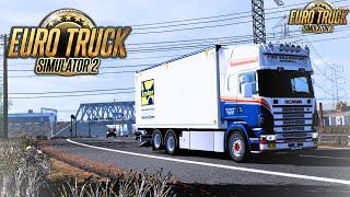 Navigating Heavy Traffic at NIGHT Euro Truck Simulator 2