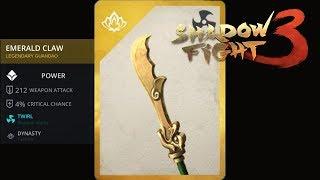 Shadow Fight 3 - LEGENDARY Weapon EMERALD CLAW