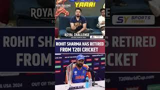 Rohit Sharma has retired from T20i cricket  #rohitsharma #t20worldcup #final