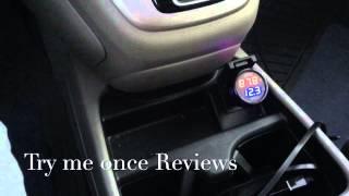 DROK Car Voltmeter Temperature Monitor - Review  Try me Once Reviews