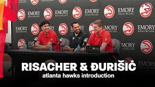 Zaccharie Risacher & Nikola Ðurišić Atlanta Hawks Introductory Press Conference