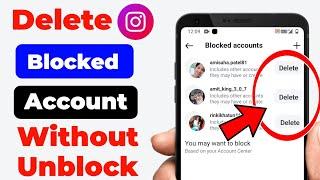 How To Delete Instagram Block List  Instagram Block List Remove Kaise Kare