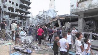 Israel-Hamas Latest Aftermath of Israeli Rocket Attacks in Gaza Strip