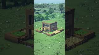 ️ Minecraft  How To Build a Large Farm Wooden House  Surviva House #minecraft