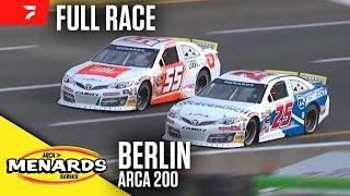 FULL RACE ARCA Menards Series 200 at Berlin Raceway 62924