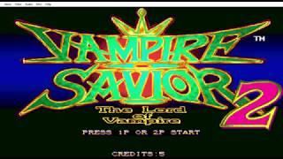 Vampire Savior 2 Morrigan Gameplay Arcade