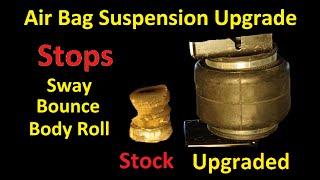 STOP TRUCK FROM SAGGING  AIR BAGS  SPRINGS FOR TOWING  IMPROVE RIDE & SUSPENSION TRUCK & SUV