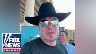 Elon Musk live streams unfiltered border visit