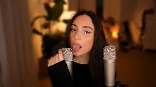ASMR 2h extreme slow Mouthsounds  with 2 Mics ️️ NO TALKING  GENTLE & TINGLY ‍️