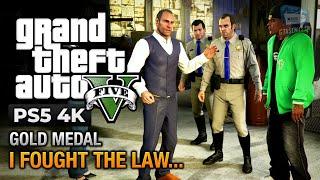 GTA 5 PS5 - Mission #43 - I Fought the Law... Gold Medal Guide - 4K 60fps