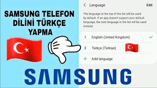 Samsung Telefon Dilini Türkçe Yapma  Samsung Telefonlarda Dil Değiştirme - Android Dil değiştirme