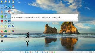 How to open System Information using run command