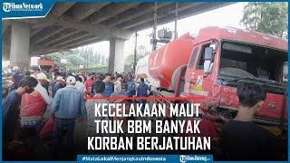 Kecelakaan Maut Truk BBM di Cibubur Banyak Korban Berjatuhan