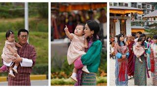 Princess Sonam steals the show as Bhutanese royals open park in Thimphu. #bhutannews #jigmekhesar