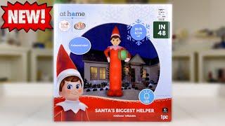 Gemmy 20FT COLOSSAL ELF ON THE SHELF Airblown Inflatable Review At Home 2023 Exclusive