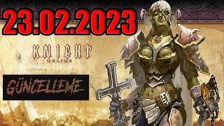 Knight Online 23.02.2023 Güncelleme Notları İkinci Sunucu Birleşimi