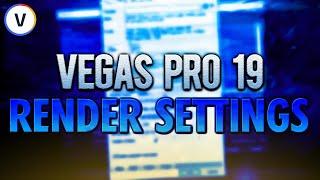 VEGAS Pro 19 Best Render Settings For YouTube 1080p - Tutorial #567