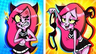 Annoying Problems Every Girl Can Relate To  Good Girl vs Bad Girl by Teen-Z House