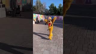 Dit voelt als therapie #disneylandparis #pluto #goofy #disneycharacters