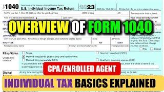 Form 1040 Explained Part 1  Individual Income Tax return  CPAEA