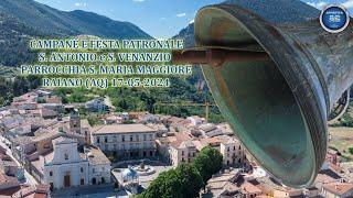 Campane e festa patronale SS. Antonio e Venanzio Parrocchia S. Maria Maggiore - Raiano AQ ABRUZZO