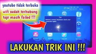 YOUTUBE DI STB TV DIGITAL TIDAK TERBUKA  PADAHAL WIFI SUDAH TERHUBUNG 